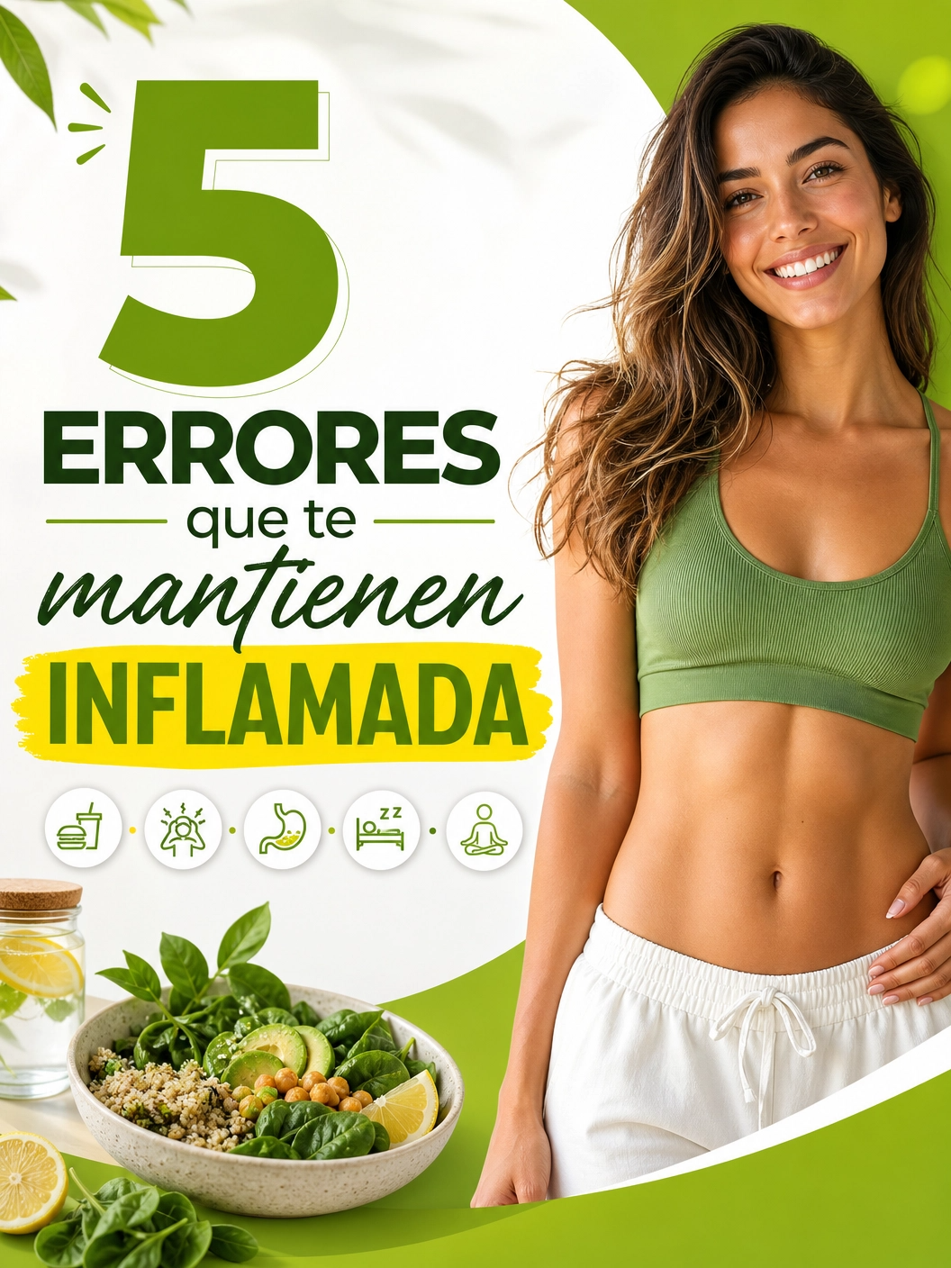 Mini Guía: 5 errores que mantienen tu abdomen inflamado