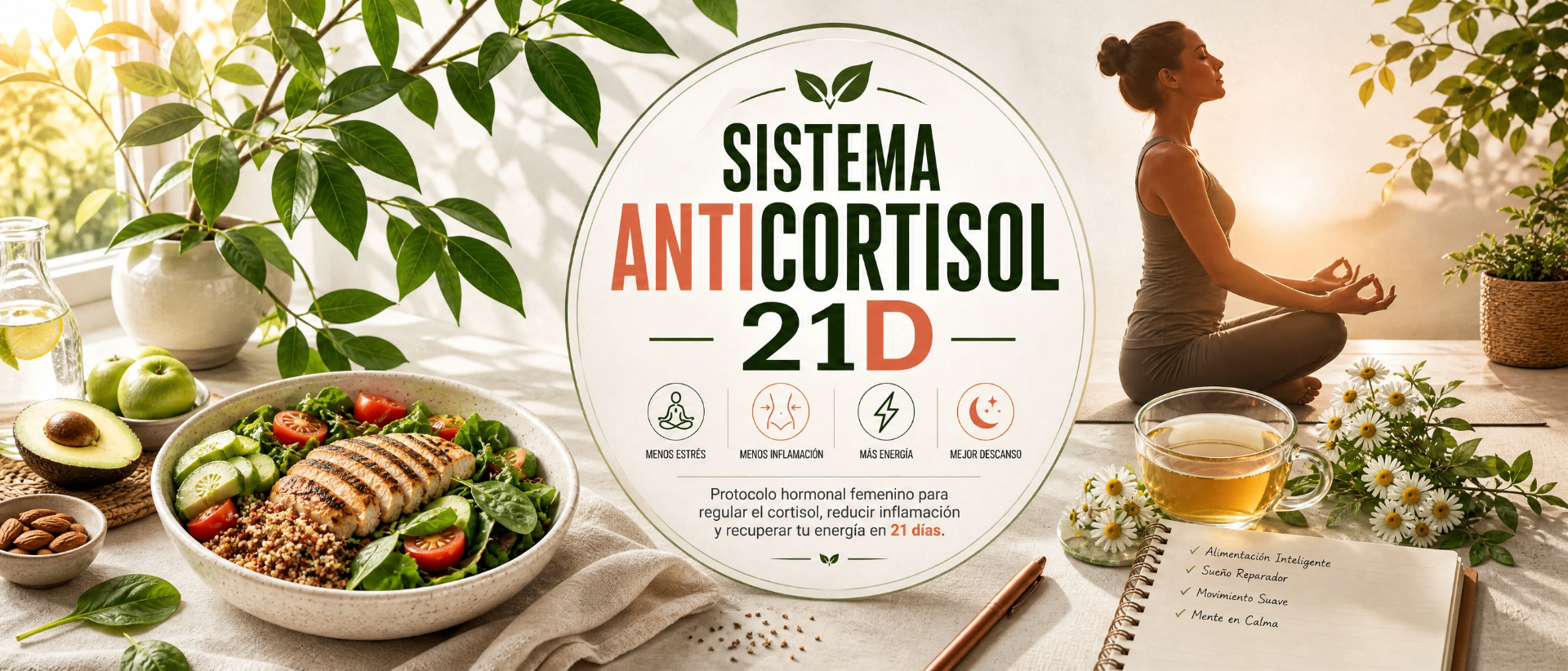 Sistema Anticortisol 21D — 21 días para recuperar tu equilibrio